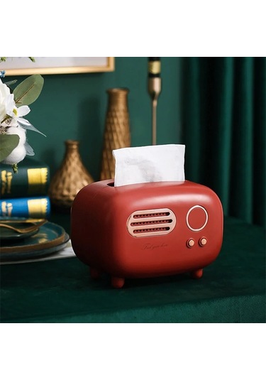 Pembe-kağıt Şekli Oturma Kaymaz Zanaat Tasarım Radyo Mendil Peçete Retro Durumda Yaratıcı Süs Dağıtıcı Modern Model Dekorasyon Kutusu