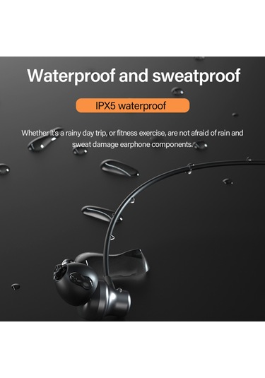 Jeemson Lenovo Xe05 Spor Bluetooth Kulaklık, Bt5.0, Gürültü Azaltma, 8 Saat Çalışma Süresi, Manyetik Tutma, Kırmızı