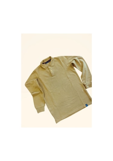 Qwerty Polo Yaka Yırtmaçlı Clasic Sweatshırt 001