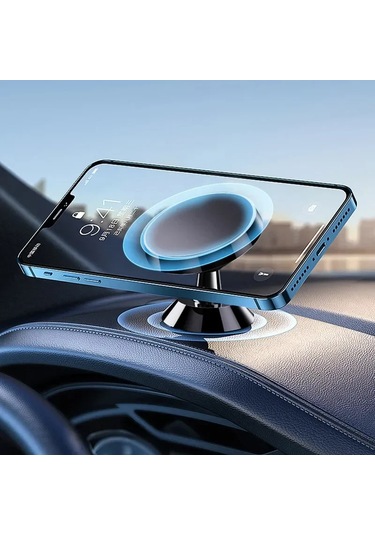 Liangmei 360 Döndür Manyetik Araç Telefonu Tutucu Standı Cep