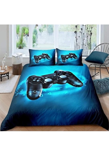 Ps 3d Çocuk Nevresim Takımı 160 240 Cm Antibakteriyel Organik Pa