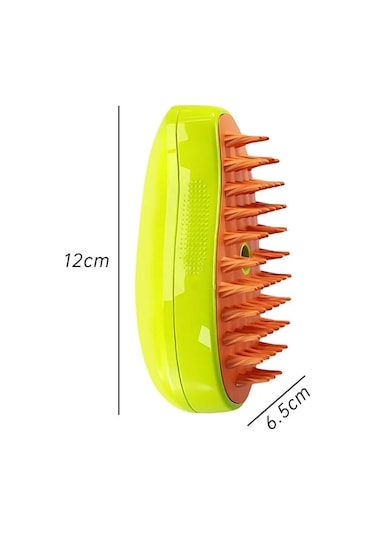 Buffer Buharlı Yumuşak Silikon Uçlu Kedi & Köpek Tüy Tarama Tarağı Yıkama Fırçası