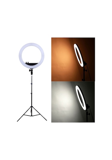 Deyatech 14" 24 W Pro Ring Light + 2 M Stand