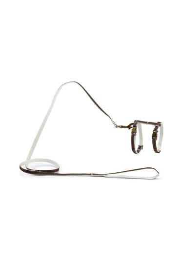 Beeztees Dbl Kedi Göğüs Tasması Ve Gezdirme Kayışı, 130cm, Kahverengi, 27-45cm