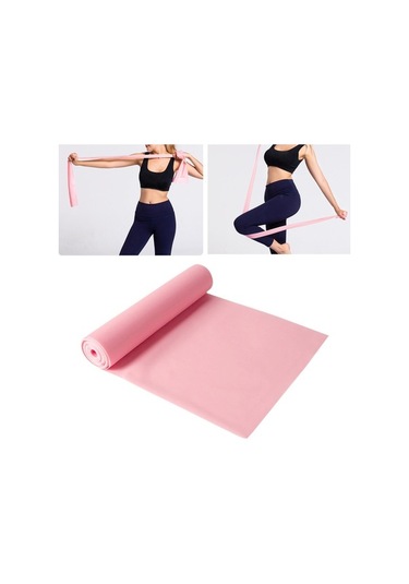 Pazly Pembe Pembe Jimnastik Için Homyl Esneme Egzersiz Direnç Dans Bandı Sv Pembe