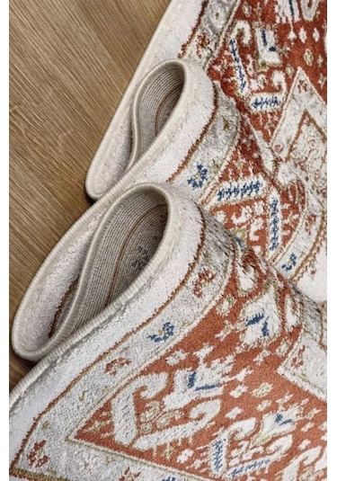 Gümüşsuyu Zara 17434 Tozumaz Seccade 80x130 - Turuncu