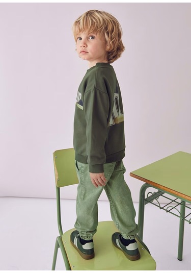 Mayoral Erkek Çocuk Sweatshirt 4401 Yeşil