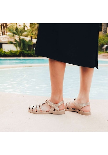 Igor S10258-183 BIARRITZ BRILLO Taupe Kadın Sandal Kum Rengi