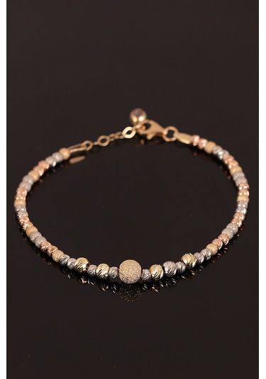 Çelikoğlu Kuyumculuk 14 Ayar Altın Dorikalı Kadın Bilekliği 5,74 Beyaz Altın