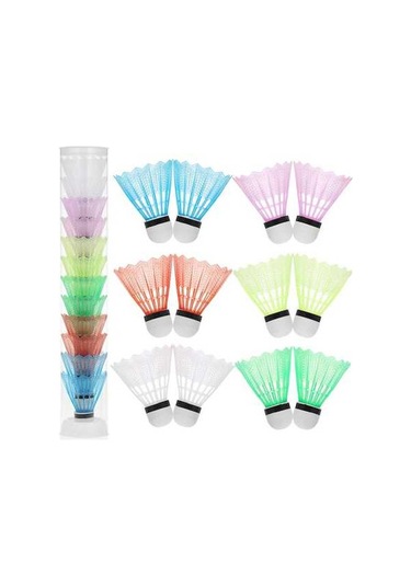Flybuy Ve Topu Rüzgara Nylon Mekan Kullanımı İçin İç Dış Dayanıklı Dayanıklı Badminton Adet 12 - Ok