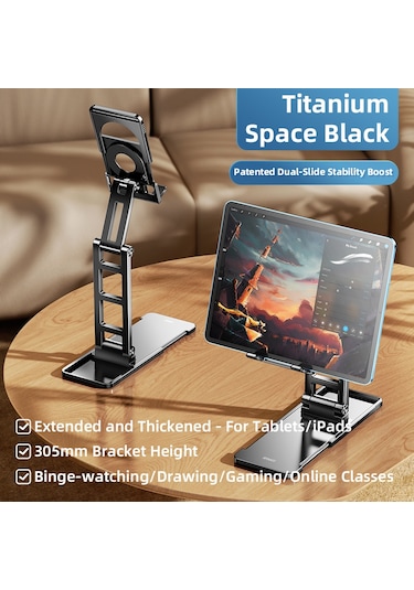 Rtako Tc06 Tablet Telefon Masaüstü Standı - Siyah Siyah