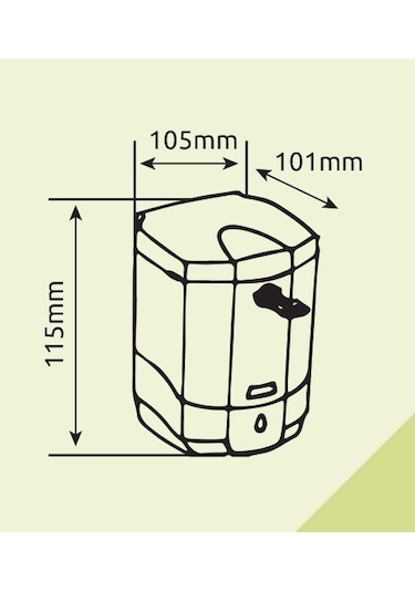 Xinda Zyq80 Fotoselli Sıvı Sabun Verici 800 Ml