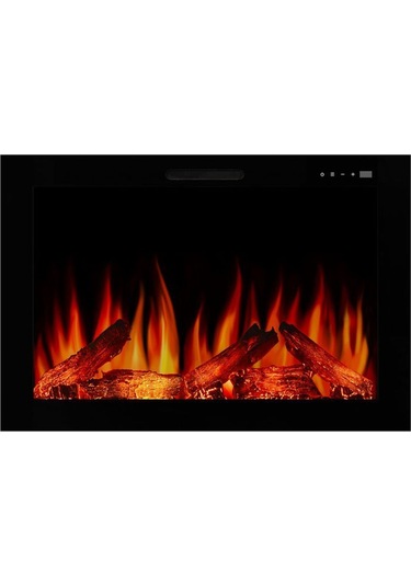 Masta 80 - Isıtmasız Elektrikli Şömine Sınırsız Renkli Cam Çerçeveli