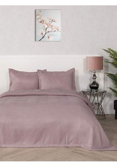 Yatak Örtüsü Alora Pastel Renkli, Yumuşak Ve Zarif Görünümlü Pudra