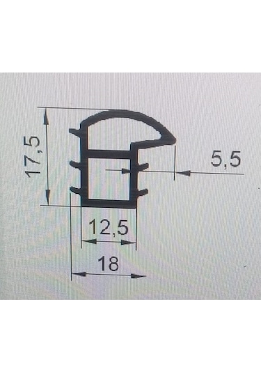 6 m Çelik Kapı Contası-Çelik Kapı İzolasyon-Yalıtım Fitili ÇLK-21