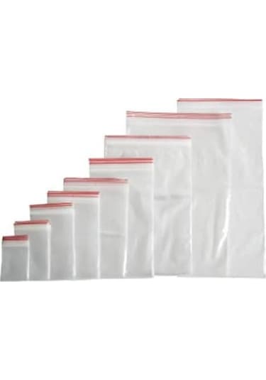 Kilitli Poşet Kilitli Naylon Torba 100 Lük 8X10 Kilitli Poşet 100 Ad