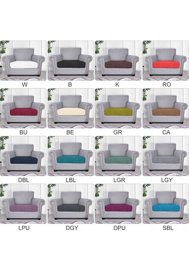 Yaozixa Tek Koltuklu Elastik Yünlü Koltuk Kılıfı - Yeşil Rengi, Esnek Örtü, Kolay Kurulum Ve Bakım DiğER