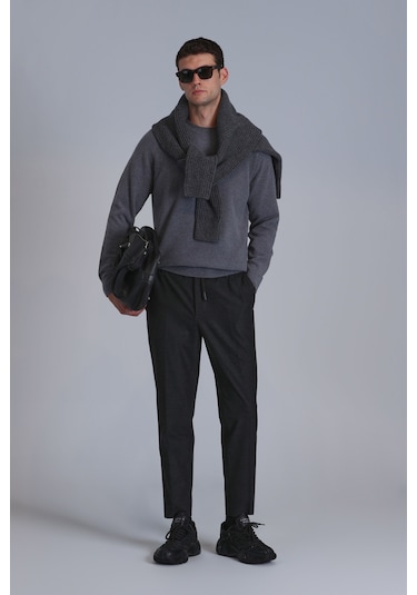 Lufian Moon Erkek Kazak Gri Gri 112090128100150 Gri