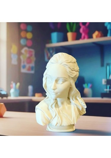 Zarafet Büstü Dekoratif Büst & Kulaklık Standı Plastic