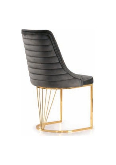 Bera Lüks Ayak Nil Sandalye Gri