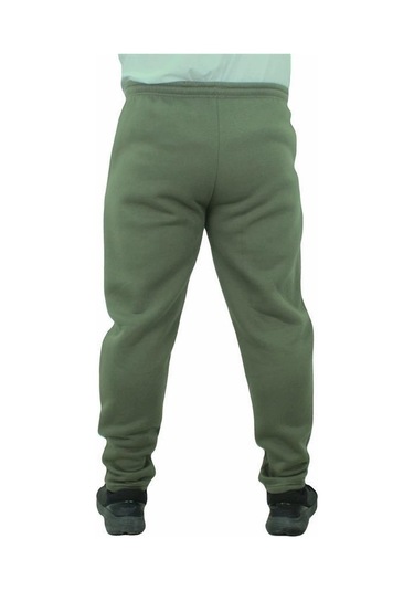 Starbattal Büyük Beden Fermuarlı Eşofman Altı 3Ip 11517 Hakı-Haki