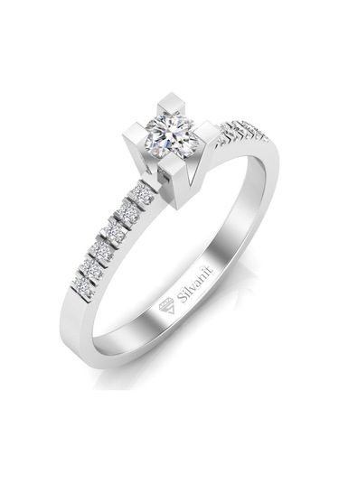 0,25 Karat Pırlanta Tektaş Yüzük (464658049)