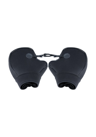 Konesam Motorsiklet Ve Scooter İçin Rüzgar Ve Su Geçirmez Direksiyon Eldivenleri - Siyah Neopren Malzeme