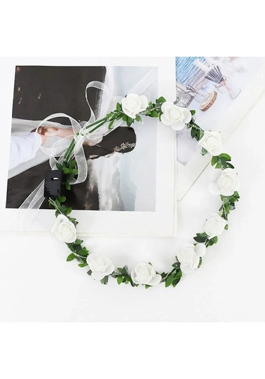 Yuntech01 El Yapımı 9 Çiçekli Sarı Isıklı Led Güllerli Fitil Süsü - Hızlı/ Yavaş/ Sürekli Aydınlatma Modları Diğer