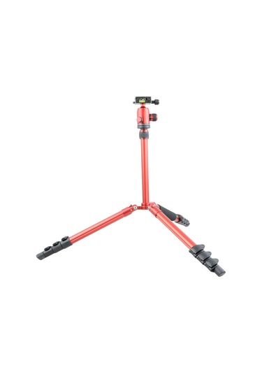 Jusino X-423S Tripod + Bs-08Q Tripod Kafası Kırmızı