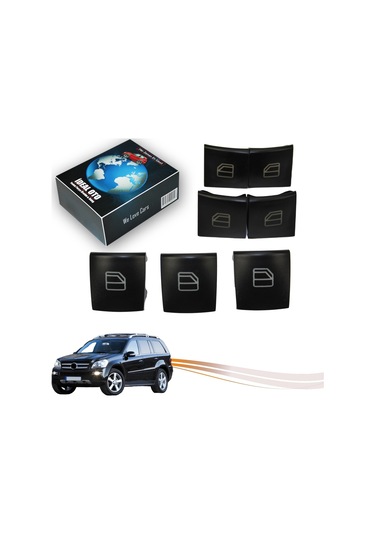 Mercedes Gl X164 2006-2012 X166 12-19 İçin Sağ Sol Kapı Cam Düğme Seti