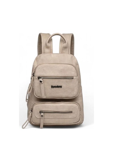 21kbarcelona Koyu Bej Kadın Sırt Çantası Brc-1929 Koyu Bej