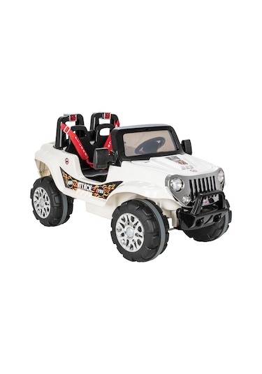 Pilsan Attack Sd Usb Radyolu Uzaktan Kumandalı 12 V Akülü Jeep Beyaz 05 272 Beyaz