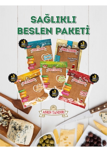 Asrın Tandırı Sağlıklı Beslen Paketi 15 Paket Lavaş Tandır Ekmeği