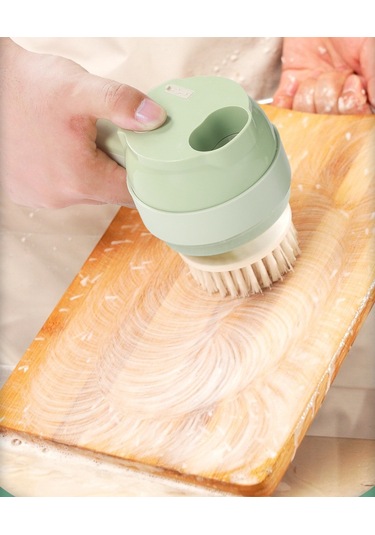 Youmex Gatling Akıllı Elektrikli Sebze Kesici - Kurumsu Sarımsak Ezici, Biber Dilimleyici, Bebek Yemeği Hazırlayıcı - 800mah Kablosuz, El Tutan Tasarım Yeşil