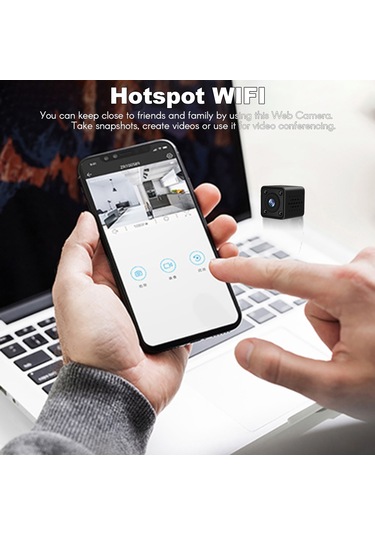 Xindoker Hdq9 Mini Spor Kamera - 1080p Hd, Wifi Bağlantısı, İnfrafed Gece Görüşü Ve 360 Döner Braket İle Taşınabilir Dış Etkileşim Kameralı