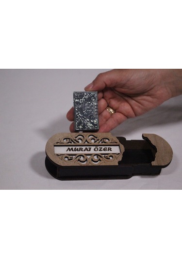 Mrchediyesepeti Çakmak Kişiye Özel İsim Yazılı Ve Mdf Tasarım Kutulu No:118