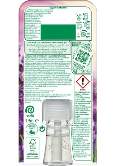 Air Wick Elektrikli Kit Oda Kokusu Temizlik Esintisi 19 ML + Elektrikli Yedek Lavanta 19 ML +  Bahar Çiçekleri 19 ML