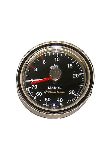 Kraken Gösterge Derinlik Ölçer Kapsül 63 MM Siyah Ayarlı Çok Renkli
