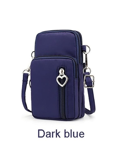 Rahat Küçük Omuz Çantası Kadın Cep Telefonu Cebi Durumda Su Geçirmez Naylon Spor Kol Paketi Mini Messenger Çanta Crossbody Çanta Haki