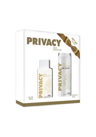 Privacy Gold Sensation Kadın Parfüm EDT 100 ML + Deodorant 150 ML