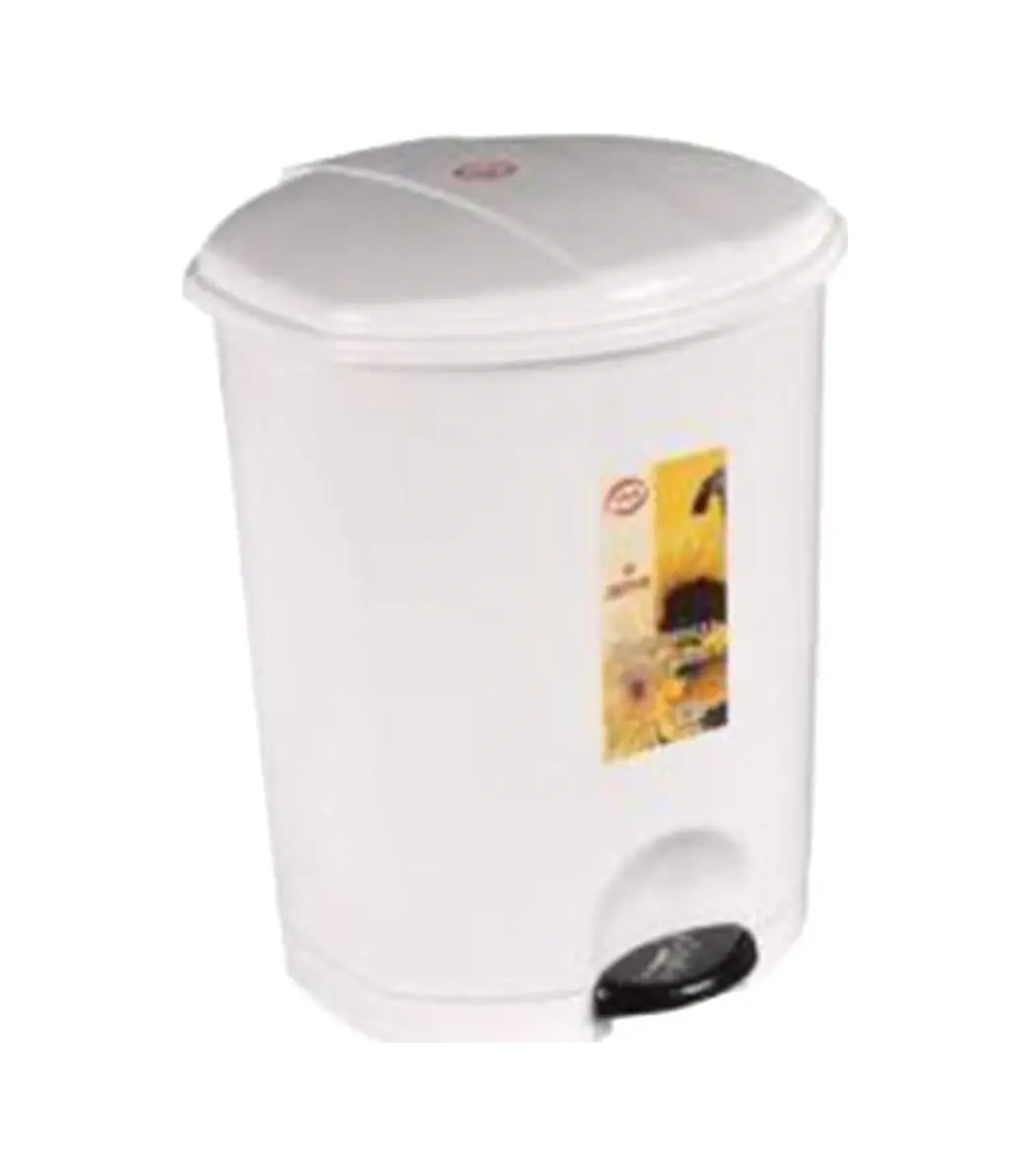 Elfplast Pedallı Kapaklı Ve İçtabla İle Çöp Kovası 54722254 Beyaz