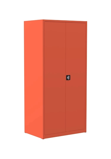 Çelik Dosya Dolabı Metal Dolap Ofis Dolapları Arşiv 80x38x180 Turuncu