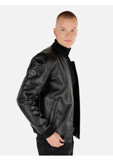 Colins Siyah Erkek Mont Pu Cl1068169 Q1.v1 Blk Siyah