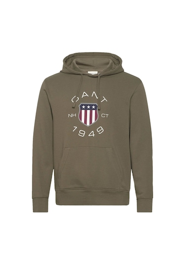 Gant Erkek Sweatshırt 2015087-301 2015087-301 Yeşil Yeşil
