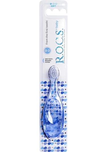 R.o.c.s. Baby 0-3 Yaş Bebek Diş Fırçası Mavi