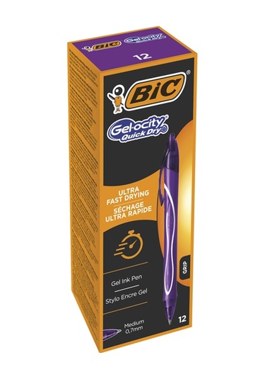 Bic Jel Kalem Gelocıty Hızlı Kuruyan 12 Li Mor N11.18626
