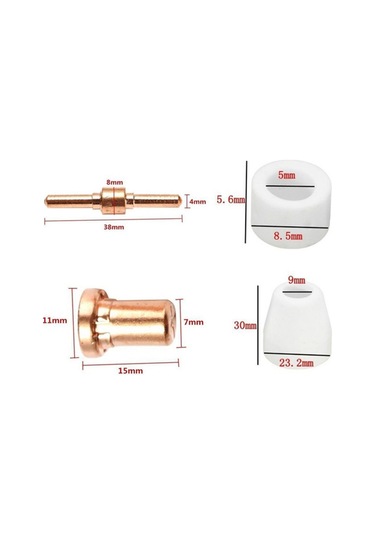 Homyl Cut40 Cut50 Kesme Meşale Parçaları Için Lg-40 32-adet
