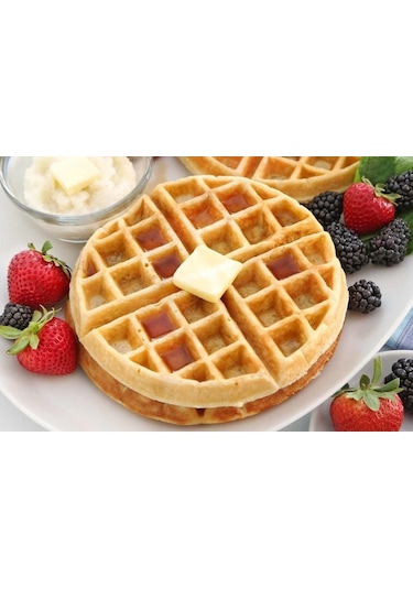 Papilla 26 CM Waffle Tavası Tak Çıkar Saplı Pratik Waffle Tava