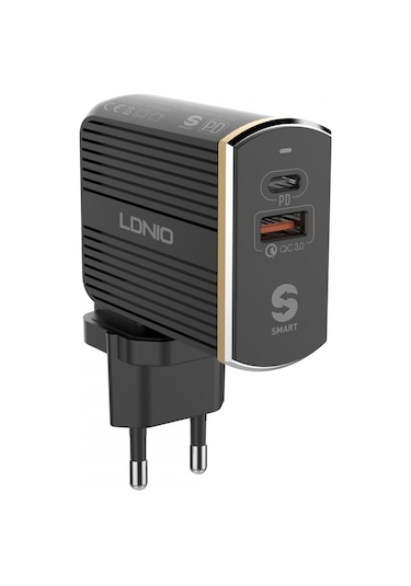 Ldnio A2502C Usb 3.0 - Micro Şarj Adaptörü Siyah