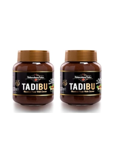 Abdurrahman Tatlıcı Tadıbu Kakaolu Fındık Ezmesi 2 x 330 G